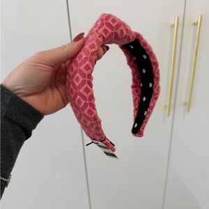 BNWT Lele Sadoughi Pink Textured Headband